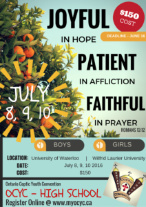 OCYC 2016 - High School